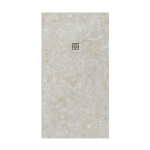 Base de duche em resina com textura ardósia. Efeito mármore PALMA – moderno antiderrapante STONE 3D