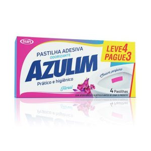 Pastilha Adesiva Azulim Floral Leve Pague 4 Pague 3