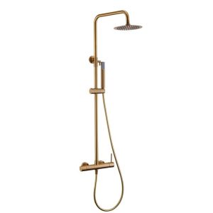 Conjunto de duche monza ouro escovado [ VAROBATH ]