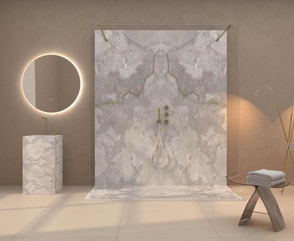 Painel de revestimento de paredes de casas de banho MSCOMPACT efeito mármore NAPOLEÓN - Image 3