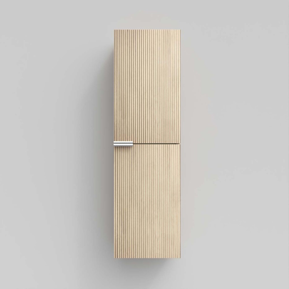 Coluna de casa de banho IBERIA suspensa 2 portas 120 cm x 35 cm x 21 cm acabamento ALCATRAZ - Image 4
