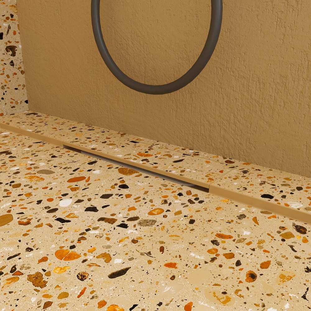 Painel de revestimento de paredes de casas de banho MSCOMPACT efeito terrazzo WENTY - Image 3