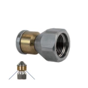 Bico Rotativo Lavagem de Tubos ST-49.1, 3/8″ fêmea, sem jato frontal