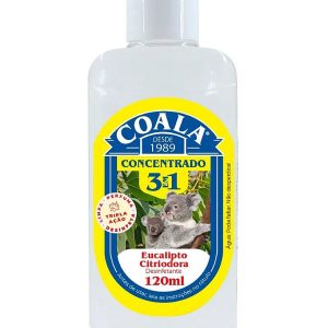 Desinfetante Concentrado Coala Eucalipto Citriodora 3 Em 1 120ml