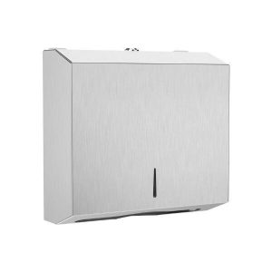 Dispensador Toalhas Mão Zig-Zag Inox