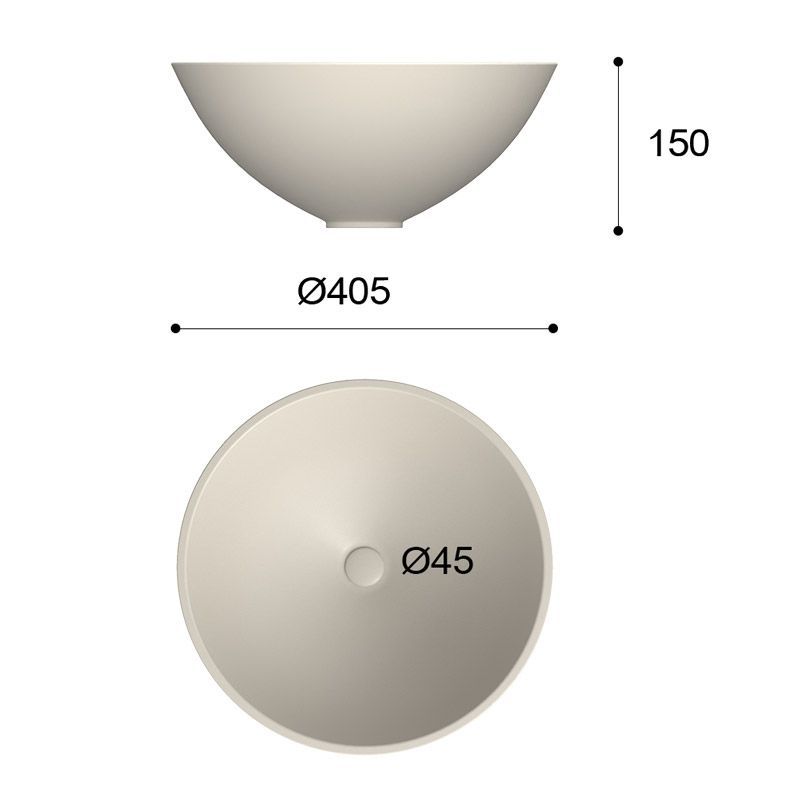 Lavatório de apoio BOL Solid Surface - Image 5