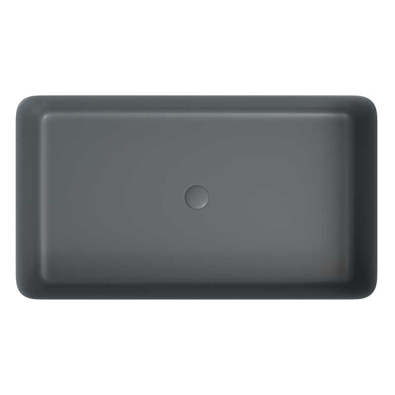 Lavatório de apoio FOGO Solid Surface Graphite - Image 4