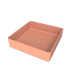 Lavatório de apoio SATET Solid Surface Rosa pálido